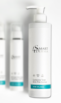 Себорегулюючий мультикислотний тонер Smart4Derma sd17 фото