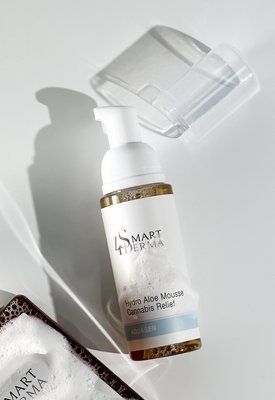 Пінка для сухої та чутливої шкіри Hydro Aloe Mousse Smart4Derma sd33 фото