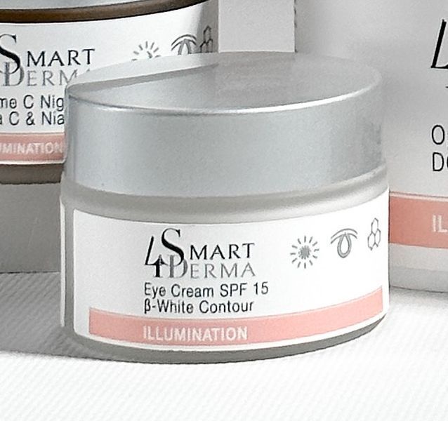 Осветляющий крем SPF 15 Сияющий взгляд Smart4Derma sd8 фото